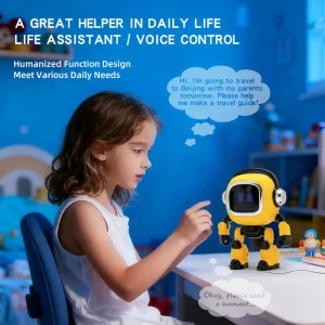 DeepSeek Smart AI Voice RC Robot Voice Controlled Interactive Life Assistant Remote Control Educational Toy For Boys Kids Play
